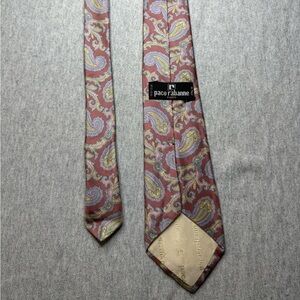 Paco Rabanne Red and Yellow Paisley Tie